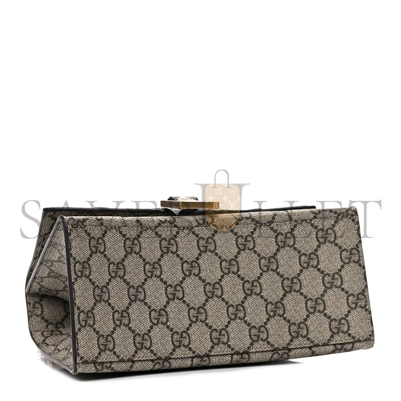 ba1en*iaga x Gvc*1 gg svp*me monogram small hourglass top handle bag beige ebony 681697 (22.5*14.5*10cm)